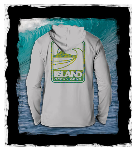 ISLAND Time TechSkin Hooded Long Sleeve Surf & Sun Shirt - NOW 50% OFF *See Discount in Cart