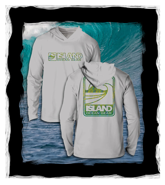 ISLAND Time TechSkin Hooded Long Sleeve Surf & Sun Shirt - NOW 50% OFF *See Discount in Cart